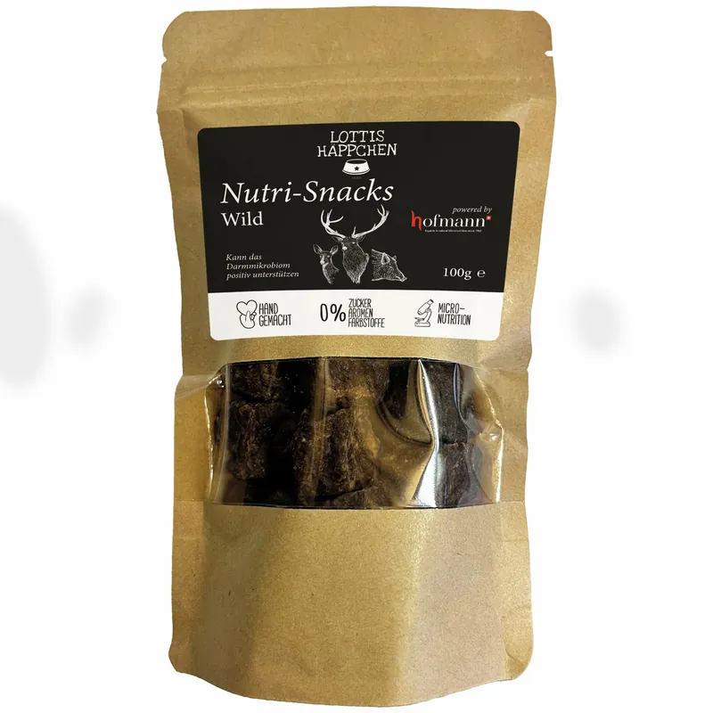 LOTTIS HÄPPCHEN Nutri-Snack Wild 100 g Neu Im Sortiment